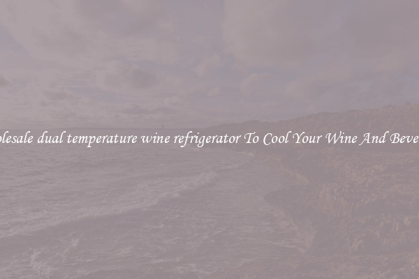 Wholesale dual temperature wine refrigerator To Cool Your Wine And Beverages