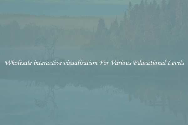 Wholesale interactive visualisation For Various Educational Levels