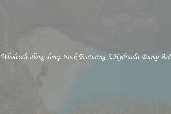 Wholesale dlong dump truck Featuring A Hydraulic Dump Bed