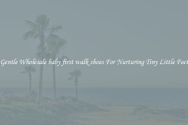 Gentle Wholesale baby first walk shoes For Nurturing Tiny Little Feet