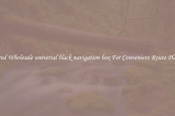 Featured Wholesale universal black navigation box For Convenient Route Planning 