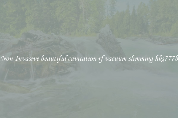 Non-Invasive beautiful cavitation rf vacuum slimming hks777b