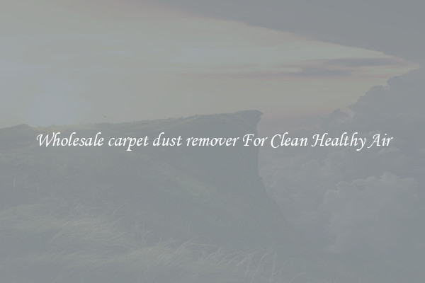 Wholesale carpet dust remover For Clean Healthy Air