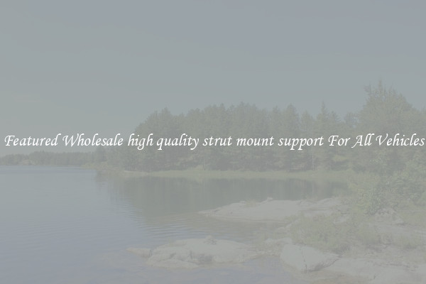 Featured Wholesale high quality strut mount support For All Vehicles